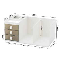 Szafka przybornik organizer na biurko półki na książki drobiazgi szuflady