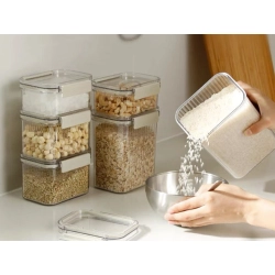 Pojemniki kuchenne na żywność do makaronu pojemnik z uszczelką zestaw 5 szt