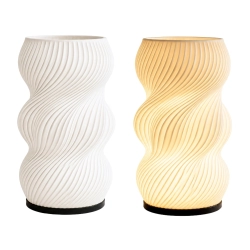 Lampka stołowa z wazonem na kwiaty LED RGB z pilotem 2w1