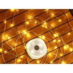 Lampa kempingowa biwakowa akumulatorowa led girlanda na rolce 8m ciepła