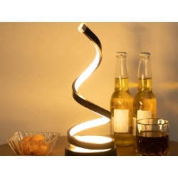 Lampa spiralna led biurkowa stołowa 3 barwy światła usb regulacja jasności — zdjęcie 2