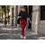 Legginsy damskie push up marmurkowe wysoki stan modelujące fitness s/m — zdjęcie 8