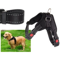 Mocne szelki bezuciskowe dla psa uchwyt lekkie l