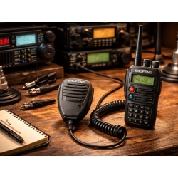 Mikrofonogłośnik baofeng gruszka ptt do radiotelefonów krótkofalówek bf-888 — zdjęcie 3