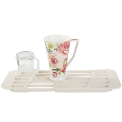 Ociekacz suszarka na zlew do naczyń owoców warzyw do suszenia teleskopowy