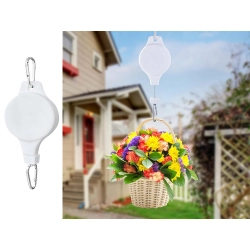 Wieszak do donicy hak do zawieszania roślin wysuwany regulowany uchwyt