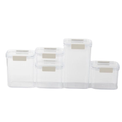 Pojemniki kuchenne na żywność do makaronu pojemnik z uszczelką zestaw 5 szt