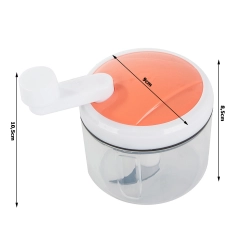 Siekacz do warzyw cebuli szatkownica krajacz ręczna na korbkę ostra ostrze