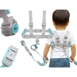 Szelki opaska dla dziecka przeciwko ucieczce zagubieniu się regulowane