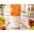 Bidon blender butelka USB 1200ml kubek do smoothie shaker ze słomką paskiem