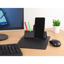 Podkładka pod mysz ładowarka indukcyjna bezprzewodowa na telefon organizer