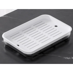 Taca kuchenna dwuwarstwowa ociekacz na naczynia warzywa owoce plastikowa