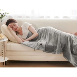 Koc elektryczny usb duży 140x70 cm bluza ciepła 3 tryby 7 stref ogrzewania