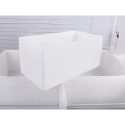 Organizer na biustonosze bieliznę skarpetki ubrania do szuflady szafy biały