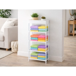 PÓŁKA NA BUTY OBUWIE ORGANIZER SZAFKA STOJAK REGAŁ 5 PÓŁKI DO ŁAZIENKI - zdjęcie 3