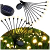 Lampki ogrodowe solarne kuleczki 2 sztuki po 10 lampek LED długie 70 cm