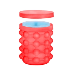 Forma do lodu silikonowa wiaderko kubek kostkarka kostki lodu foremka lód