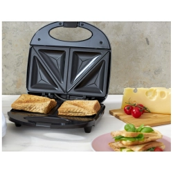 Toster opiekacz do kanapek tostów grzanek 750w sandwich podwójny czarny