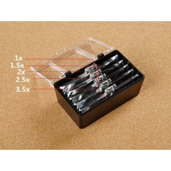 Lupa na głowę czołowa okulary latarka 2 led