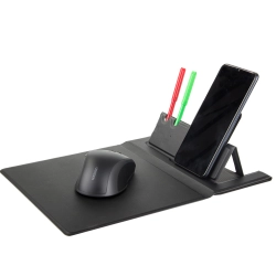 Podkładka pod mysz ładowarka indukcyjna bezprzewodowa na telefon organizer