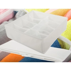 Organizer na ubrania bieliznę do szuflady szafy garderoby 8 przegródek