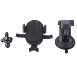 Uchwyt samochodowy na telefon mocowanie szyba kratka obrotowy przyssawka