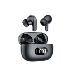 Słuchawki douszne bluetooth bezprzewodowe z etui ładującym led i mikrofonem