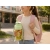 Bidon blender butelka USB 1200 ml kubek do smoothie shaker ze słomką i paskiem zielony