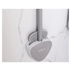 Silikonowa szczotka toaletowa do toalety wc do mycia pojemnik naścienny
