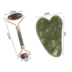 Masażer do twarzy z jadeitu roller wałek płytka