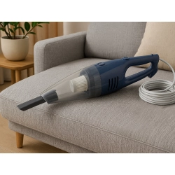 Odkurzacz pionowy ręczny bezworkowy przewodowy 2w1 filtr hepa 1200w