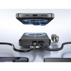 Powerbank szybkie ładowanie bezprzewodowe 5000 mah usb-c lightning 20w — zdjęcie 5