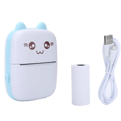 Mini drukarka termiczna bezprzewodowa przenośna drukuś do zdjęć notatek