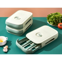 Pojemnik na jajka box organizer do lodówki pudełko szuflada do jaj pudełko