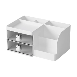 Przybornik organizer na biurko półki na kosmetyki drobiazgi szuflady szafka