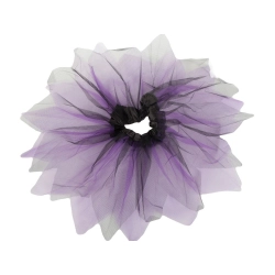 Strój przebranie na halloween spódnica nietoperz opaska czarno-fioletowa