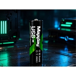 Akumulatorki baterie paluszki AA Li-Ion 1,5V 2200mWh 4 sztuki ładowane USB-C