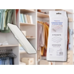 Organizer na ubrania bieliznę do szuflady szafy garderoby 8 przegródek