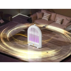 Lampa owadobójcza uv elektryczna led na komary muchy wisząca 2 tryby usb