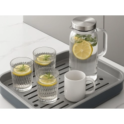 Taca kuchenna dwuwarstwowa ociekacz na naczynia warzywa owoce plastikowa