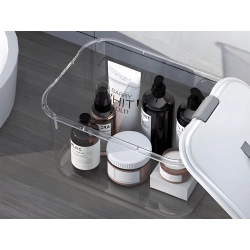 Pojemnik do przechowywania z pokrywą uchwyt zamknięcie duży pojemność 20l