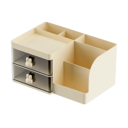 Przybornik organizer na biurko półki na kosmetyki drobiazgi szuflady szafka