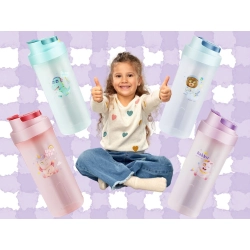 Butelka bidon na wodę dla dzieci 500ml szkolny do szkoły przedszkola