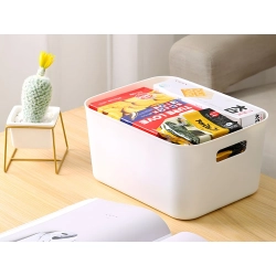 Pojemnik do przechowywania organizer kosz z uchwytami uniwersalny 18x25 cm