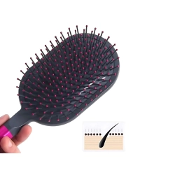 Szczotka do włosów masująca do rozczesywania masażu głowy + grzebień