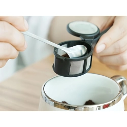 Zaparzacz sitko aluminium do parzenia herbaty kawy ziół koszyk zaparzania