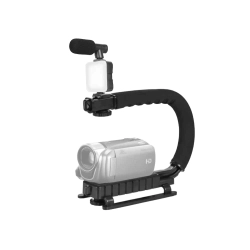 Zestaw do vlogowania nagrywanie filmów statyw mikrofon do telefonu uchwyt