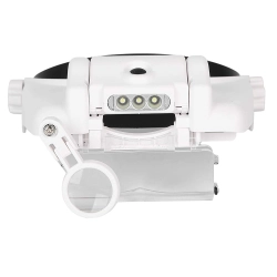 Lupa nagłowna na głowę okulary czołowa 3 led 11,5x