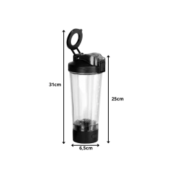 Shaker elektryczny usb 700ml bidon mikser do napojów ze statywem na telefon