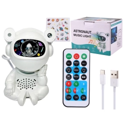 Projektor gwiazd astronauta lampka nocna rzutnik dla dziecka kosmos pilot